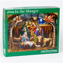 IN THE MANGER 1000-PIECE JIGSAW PUZZLE